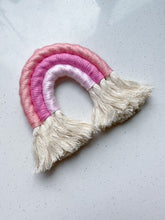 Load image into Gallery viewer, Pink Macrame Rainbow
